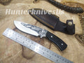 Handmade Hunting Engraved Knife