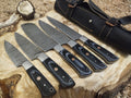 Premium Handmade Damascus Kitchen Knife Set – Perfect for Chefs & Home Cooks