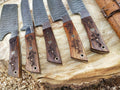 Master the Art of Cooking with Handmade Damascus Steel Knife Set