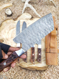 Master the Art of Cooking with Handmade Damascus Steel Knife Set