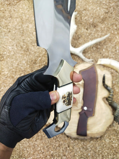 Handcrafted Full Tang Hunting knife | High-Quality Steel Blade for Tough Outdoor Use
