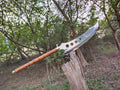 Handcrafted Historical Hunting knife 12C27 Carbon Steel Blade, Sharp & Polished Knife