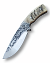 Handmade Engrave Hunting Knife