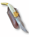 Folding knife With Camel Bone Handle