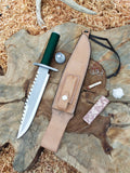 Authentic Handmade First Blood Rambo Knife – Survival, Combat, and Collectible