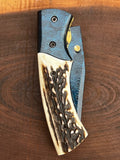 Folding knife With Stag Handle