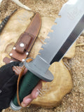 New Style Rambo Hunting Knife Premium Quality Survival Tool 440c stainless steel