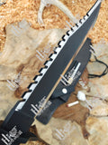 Rambo First Blood Part II Survival Bowie Knife 15'' With Sheath, Hunting Knife.