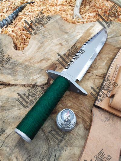 Authentic Handmade First Blood Rambo Knife – Survival, Combat, and Collectible