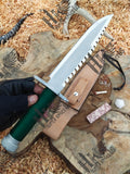 Authentic Handmade First Blood Rambo Knife – Survival, Combat, and Collectible