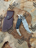 Rampuri Ratchet Hand Engraved Folding knife