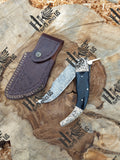 Rampuri Ratchet Hand Engraved Folding knife