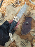 Rampuri Ratchet Hand Engraved Folding knife