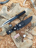 Authentic Rambo Knife: Stainless Steel Survival Gear - Overall length 14.25 inch