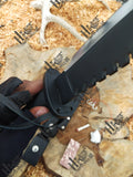 Authentic Rambo Knife: Stainless Steel Survival Gear - Overall length 14.25 inch